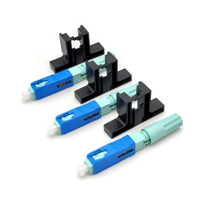 China 2*3mm Fiber Optic SC UPC Connector 2*3mm Single Mode Field Quick Assembly Quick Connector for sale