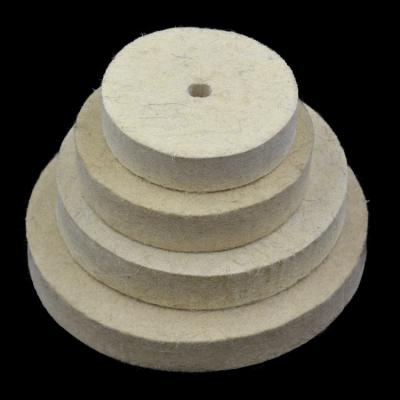 China Factory direct sales metal/stone/glass wool high density pure wheel hardened felt rough polishing wheels grinding machine wool pad for sale