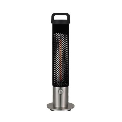 China New Portable Garden Patio IP55 Heater Black Outdoor Electric Carbon Fiber Garden for sale