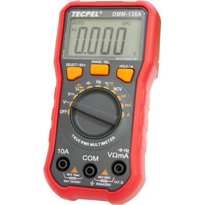 China TECPEL DMM-136A Palm Size Digital Multimeter 5999 Counts DMM-136A for sale