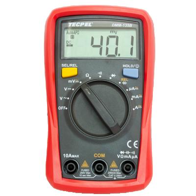 China TECPEL DMM-135B 1999 Counts DMM-135B Digital Pocket Multimeter for sale