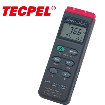 China DTM-318 Industrial Type K Thermocouple Thermometer Digital Temperature Data Logger for sale