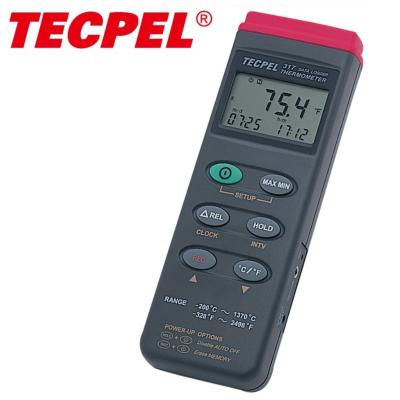 China DTM-317 Industrial Digital Temperature Meter Data Logger USB Single Channel Type K Thermocouple Thermometer for sale