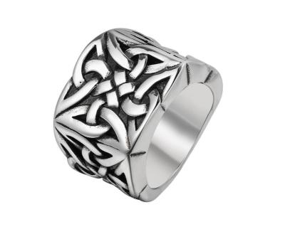 China Hiphop Mens Metal Rings Latest Design Simple Fashion Stainless Steel Punk Silver Rings for sale