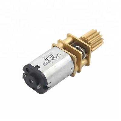 China 3v 6v 9v 12v small dc gear motor N20 drip proof dc gear motor with encoder for smart robot for sale