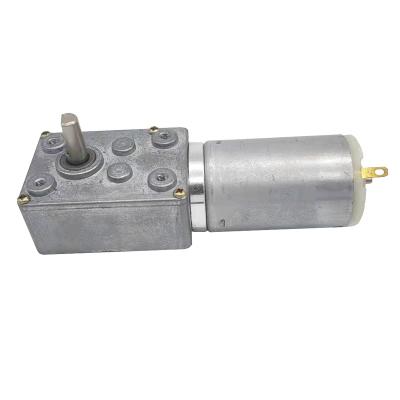 China OEM ODM 32*88.5 Micro Gearbox Torque Small DC 12V Right Angle Gearbox OEM Micro Motor 90 Degree 1-100rpm 24V Totally Enclosed Right Angle Worm Gear Motor for sale