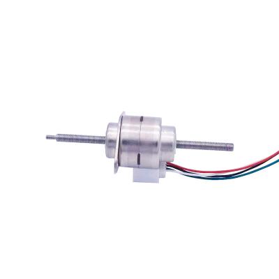 China Through Linear Stepper Motor Shaft Diameter 20mm Step Angle 7.5 Degree Mini Screw SM20L-48S-0127-50-01 for sale