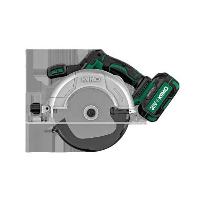 China High Work Efficiency KIMO High quality Cordless brushless 20V circular saw Used for plywood, solid wood panels for sale