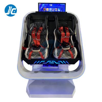 China ALLOY new arrival 360 rotation vr cinema 9d roller coaster VR machine 360 ​​degree chairs 2 seats flying simulator VR 360 for sale