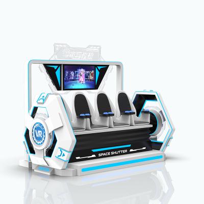 China Metal factory virtual reality kids vr game machine DP E3 helmet vr truck 4 seats vr cinema 9d for sale