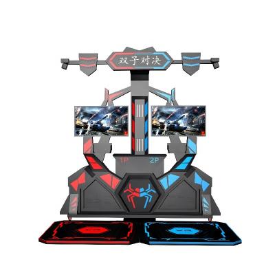 China VR Platform Two Players Musical Standing Battle VR Walking Platform Playing VR Entertainment Equipment VR Station Platform for sale