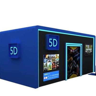 China ALLOY 5d amusement park cinema truck 5d cinema cabin car moving cinema motion chair for sale for sale