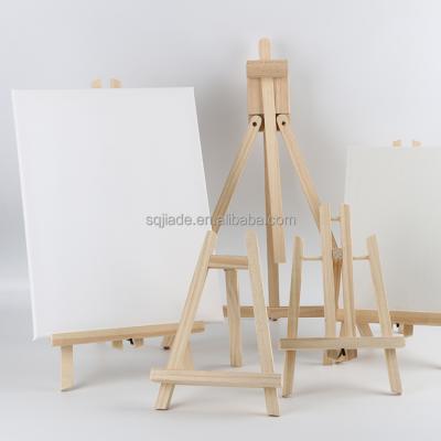 China Durable Wholesale Wooden Easel Custom Size For Decorative Gift Wooden Children School Adult Outdoor Painting for sale