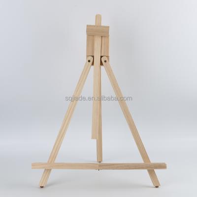 China Light Bestsale Wooden Easel Durable Art Painting Display Stand Simple Small Table for sale