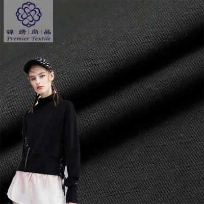 China Good new arrival anti static five layer knitted fabric 50%cotton 50%polyester blend fabric 50% air scuba knitted sweatshirt fabric anti pilling for sale