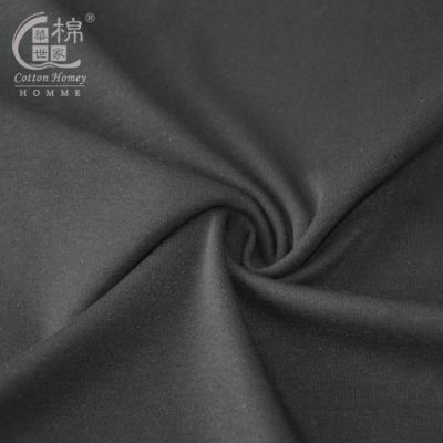 China 165G 88% Custom Made Flexible And Smooth 12% Cotton Spandex Interlock Fabric for sale