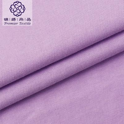 China Hot-selling anti-static air sofen got certified knitted material apparel fabric 80% cotton 20% polyester fleece fabric for clothes for sale