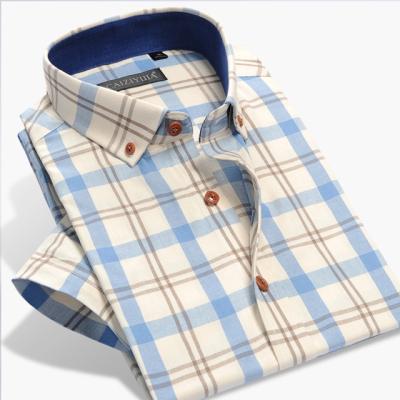 China OEM factory new design high quality anti-pilling cotton men's sheer business dress shirt for sale