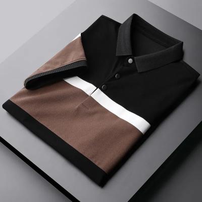 China Slim Fit Polo Shirt Men Anti-Wrinkle Technology Mens Polo Shirt for sale