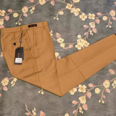 China Anti-wrinkle Mens Long Pants Loose Trousers Lightweight Casual Custom Fit Bottoms Business for sale