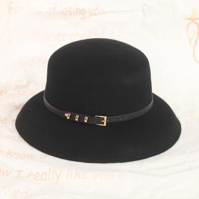 China Casual Women's English Hepburn Elegant Bell shaped Top Hat for sale