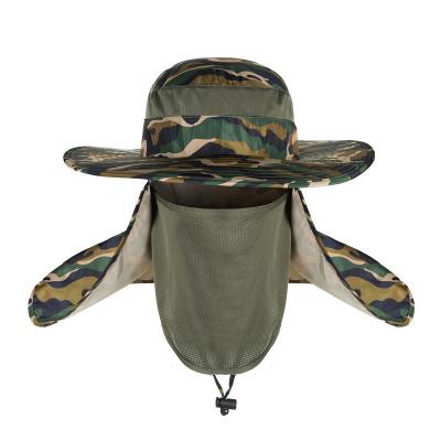 China Breathable Comfort Foldable High quality custom Wide brim Fisherman Hat for sale