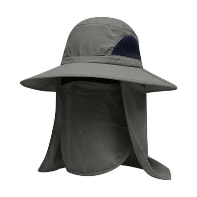 China Breathable Comfort Foldable 2023 Cheap Wide brim Fisherman Hat Men's Summer Outdoor hat for sale