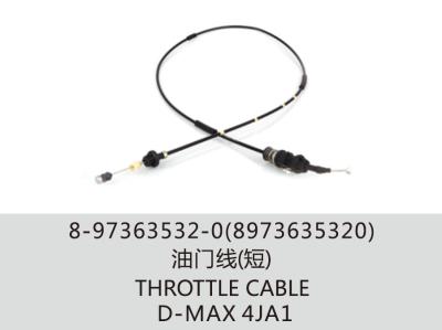 China 8-97363532- 0(8973635320) D-MAX 4JA1 Throttle Cable OEM SIZE for sale