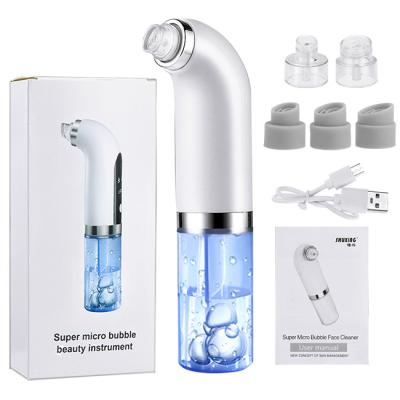 China Acne Treatment Fast Delivery Portable Facial Vacuum 5 In 1 Pore Small Electric Facial Bubble Blackhead Comedone Remover for sale