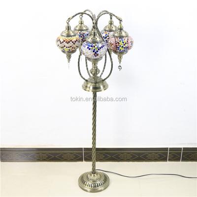 China Handwork Modern Mosaic Istanbul Turkish Art Decorative Floor Lamp for sale