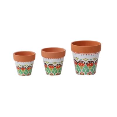 China Terracotta Pot China Supplies Concrete Modern Home Garden Decor Terracotta Flower Planter Pot for sale