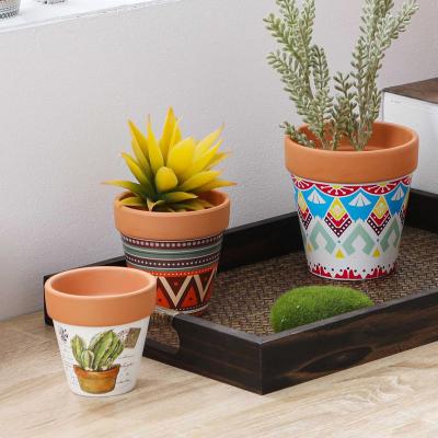 China Wholesale decorative terracotta pot flower pot terracotta planter garden pots for sale for sale