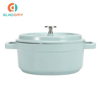 China Stored Non Stick Liner Cooking Pot PFOA Free Die Cast Aluminum Cassers With Aluminum Lid for sale