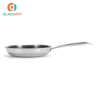 China 2022 Hot Selling CLASSIC Professional Nonstick Frying Pans Stainless Steel Frying Pan Cooking Pan for sale