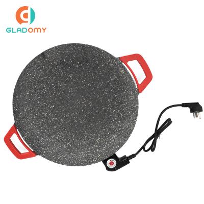 China BBQ Griddle Grill Teppanyaki Thermostat Sale 2022 Electric Grill Commercial Hot Adjustable Electric Pan Dish for sale