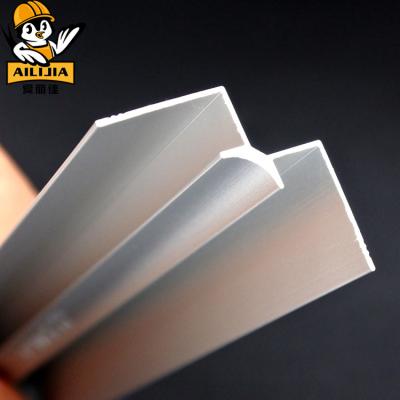 China Modern W Shape Aluminum Corner Guard Custom Ceramic Wall Tile Edge Trim for sale