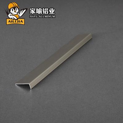 China Industrial Wood Trim Tile Plywood Edge Printing Aluminum Floor Tiles Beading for sale