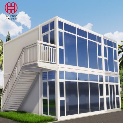 China El envase de acero modular de la casa prefabricada móvil desmontable se dirige 20 pies los 40ft en venta