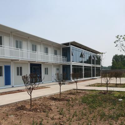 China Water Resistant Prebuilt Container Homes , Cheap Flat Prefab Container Home for sale