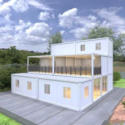 China Zontop Modern Prefabricated Luxury Container House 20 Ft Prefab Container House for sale