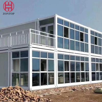 China De Luxegeprefabriceerde huizen van Morden van het Zontop Nieuwe Ontwerp voor het Huisopslag van de Bouwcontainer   Prefabhuis Te koop