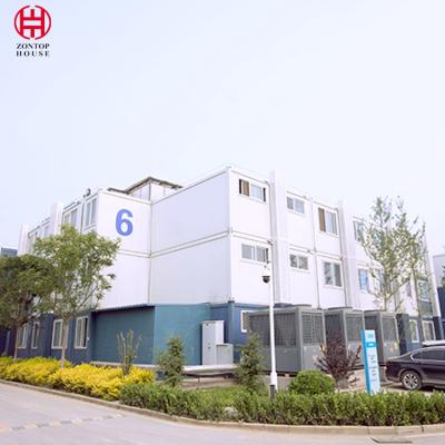 Chine Le conteneur empilable modulaire préfabriqué autoguide la maison préfabriquée de 2 histoires à vendre