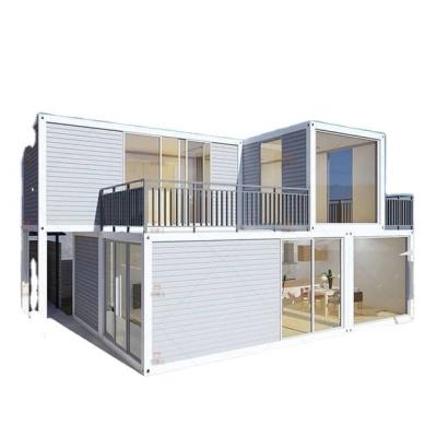 China Uitzetbaar Modern Containerhuis 40ft Prefabhuizen van het Luxe de Vlakke Pak Te koop