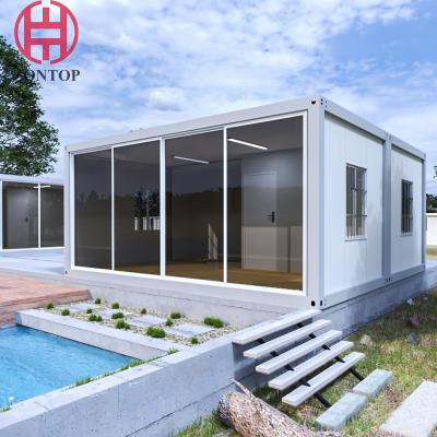 China Het Huisstaal van de luxe vervaardigde het Moderne Container Geprefabriceerd Te koop