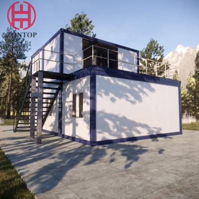 China Ontop 20ft 40ft Luxury Detachable Container Portable House Modern Prefab House For Sale Building  Cheap Container Home for sale