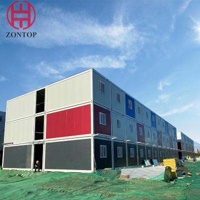 China A casa clara da construção da construção de aço do bloco liso pré-fabricou a casa pequena modular derramada da casa pré-fabricada à venda