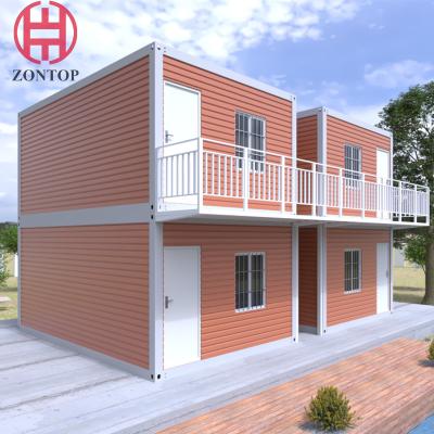 China Modern Flat Pack Container House For Hotel Shop Office Workshop for sale