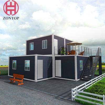 China 20 de Containerhuis van voet Prebuilt, Huis van de Luxe het Prefab Modulaire Container Te koop