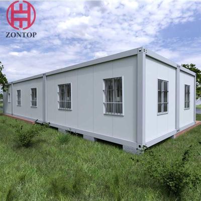 China Zontop Modern Frame Cheap  Easy Assemble 2 Story China  Portable Modern Building Container House  Cheap Prefab Homes for sale