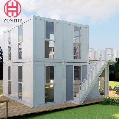 China 2 Prefab Gemakkelijke de Containerhuizen van verhaal assembleren de Moderne Luxry Te koop